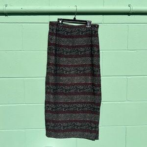 Vintage Cotton Pencil Skirt